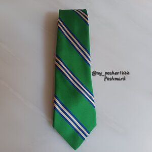 *𝓥𝓲𝓷𝓽𝓪𝓰𝓮 𝐓𝐇𝐄 𝐂𝐇𝐈𝐋𝐃𝐑𝐄𝐍'𝐒 𝐏𝐋𝐀𝐂𝐄 Striped Tie Green/Blue/Tan